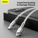Kabel Baseus CAFULE USB-C/Lightning 1m 20W pro Apple - bílý
