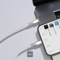 Kabel Baseus CAFULE USB-C/Lightning 1m 20W pro Apple - bílý
