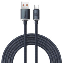 Kabel Baseus Crystal SHINE 100W USB-C 2m černý