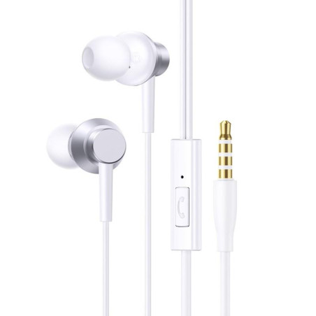 Sluchátka Baseus ENC0K HZ11 3,5mm pro telefon - bílá
