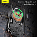 Baseus WISDOM AUTO ALIGNMENT držák do auta Qi 15W - černý