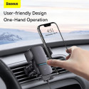 Baseus WISDOM AUTO ALIGNMENT držák do auta Qi 15W - černý