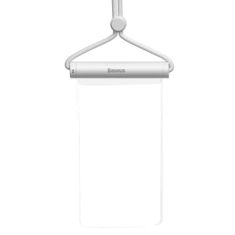 Vodotěsné pouzdro Baseus AquaGlide pro smartphony - transparentní (bílá)