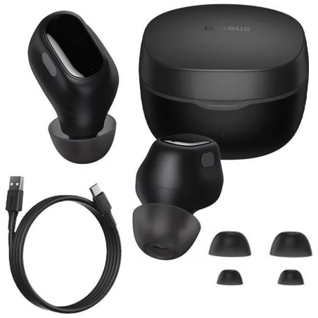 Sluchátka Baseus BOWIE WM01 Bluetooth 5.3 - černá