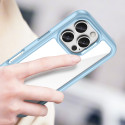 Pouzdro AG PREMIUM Outer Space s gelovým rámečkem pro iPhone 16 Pro Max - modré