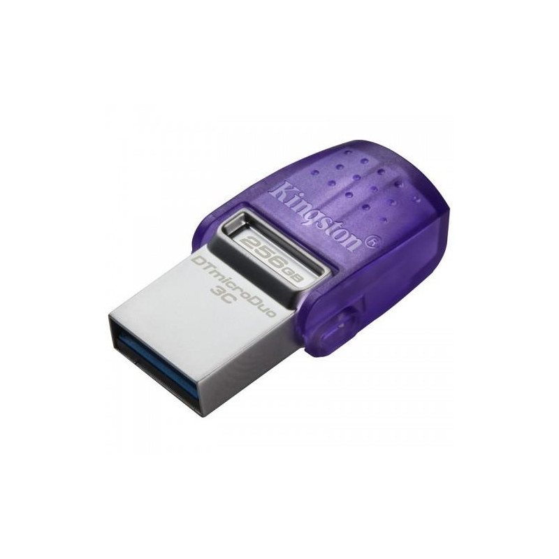 Flash disk Kingston DT microDuo 3C 256GB pro PC - černý/stříbrný