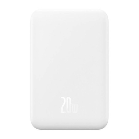 Bezdrátová powerbanka Baseus Magnetic Mini 5000mAh 20W - bílá