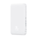 Bezdrátová powerbanka Baseus Magnetic Mini 5000mAh 20W - bílá