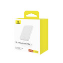 Bezdrátová powerbanka Baseus Magnetic Mini 5000mAh 20W - bílá