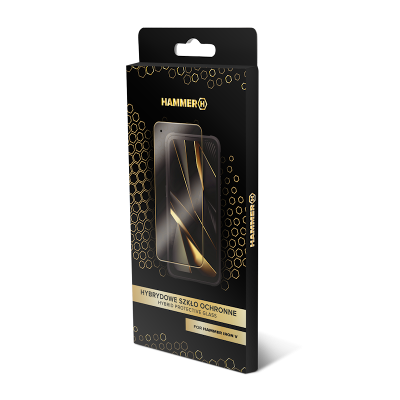 Ochranné sklo myPhone pro myPhone Hammer Iron V - hybridní (čiré)