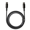 Baseus TUNGSTEN GOLD USB-C/USB-C 100W 2m kabel černý
