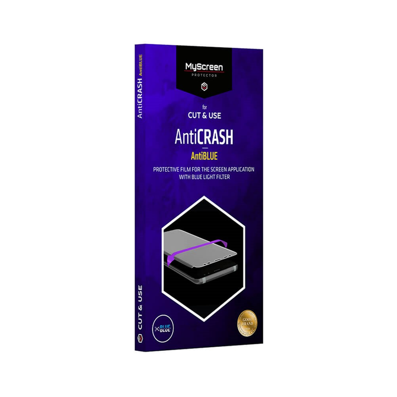 Ochranná fólie MyScreen antiCRASH antiBLUE pro telefony do 7" - balení po 10ks