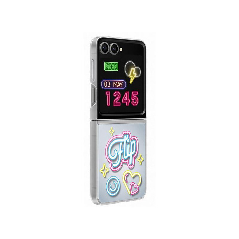Kryt Samsung FlipSuit pro Samsung Galaxy Z Flip6/Z Flip7 FE EF-ZF741CTEGWW - transparentní