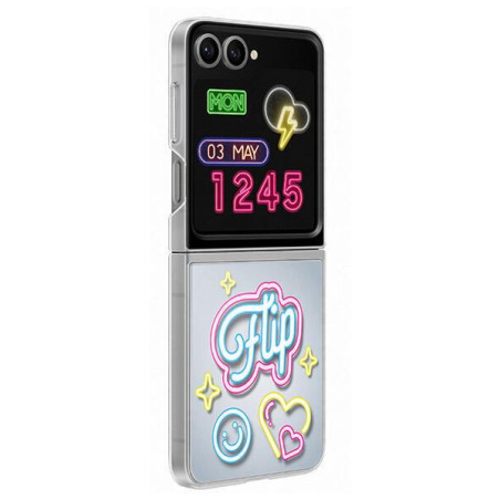 Kryt Samsung FlipSuit pro Galaxy Z Flip6/Z Flip7 FE - transparentní