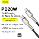 Kabel Baseus CAFULE USB-C/Lightning 1 m 20W - černý