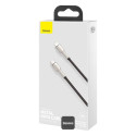 Kabel Baseus CAFULE USB-C/Lightning 1 m 20W - černý