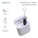 AG PREMIUM APBRCL Čistící kartáček na sluchátka AirPods, černý