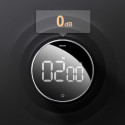 BASEUS ACDJS-01 Heyo Rotation Countdown Timer - kuchyňská minutka, černá