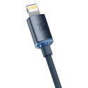 Kabel Baseus CRYSTAL SHINE USB-C/Lightning 2m 20W černý