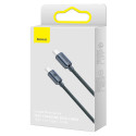 Kabel Baseus CRYSTAL SHINE USB-C/USB-C 100W 2 m - černý