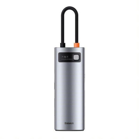 Dokovací stanice Baseus 100W 7v1 USB-C - šedá