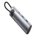 Dokovací stanice Baseus 100W 7v1 USB-C - šedá