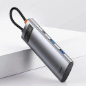 Dokovací stanice Baseus 100W 7v1 USB-C - šedá