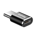 Adaptér Baseus microUSB/USB-C (F/M) 2 A černý