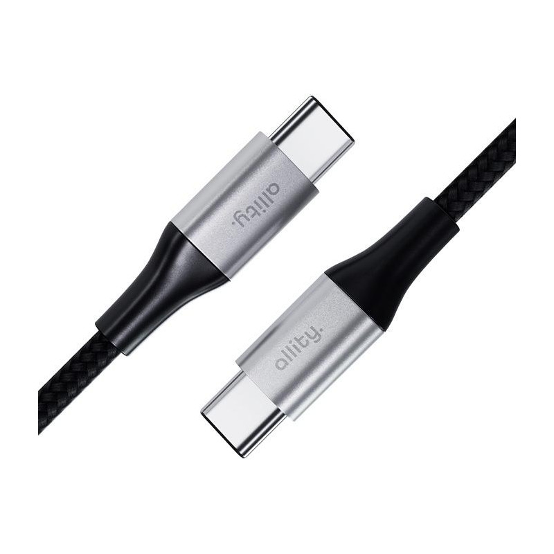 Kabel Allity AUC-01 USB-C/USB-C 1m 100W pro zařízení - černý
