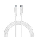 Kabel Allity AUC-02 USB-C/USB-C 1m 100W bílý
