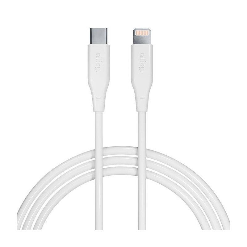 Kabel Allity AUC-02 USB-C/Lightning 2m 27W pro iPhone - bílý
