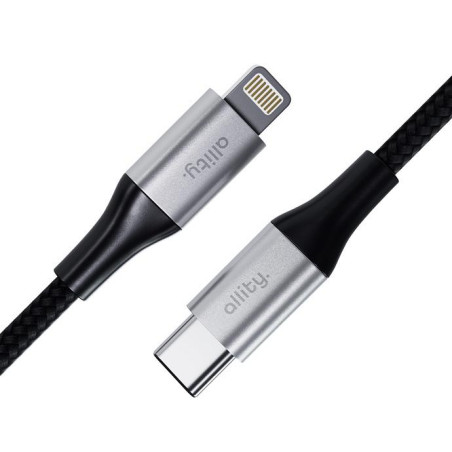 Kabel Allity AUC-01 USB-C/Lightning 27W 1m - černý