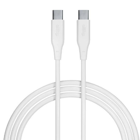 Kabel Allity AUC-02 USB-C/USB-C 2 m 60 W - bílý