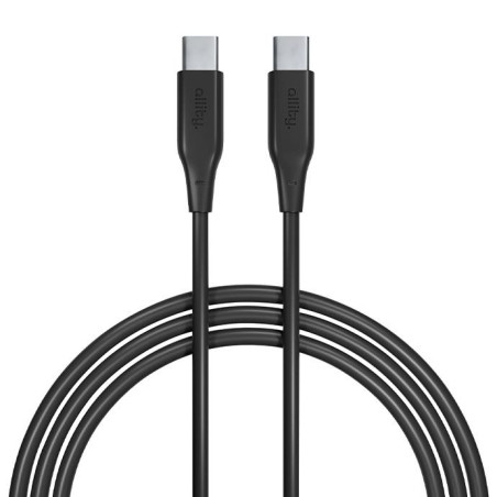 Kabel Allity AUC-02 USB-C/USB-C 1m 60W – černý
