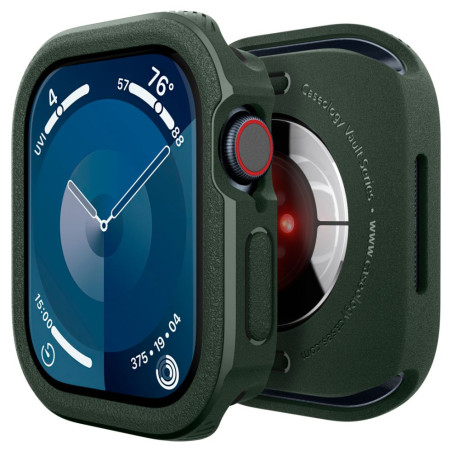 Pouzdro CASEOLOGY VAULT pro Apple Watch 10 (46 mm) – zelené