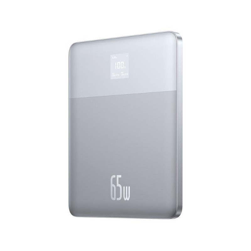 Powerbanka Baseus BLADE2 12000mAh, 65W pro nabíjení zařízení - stříbrná
