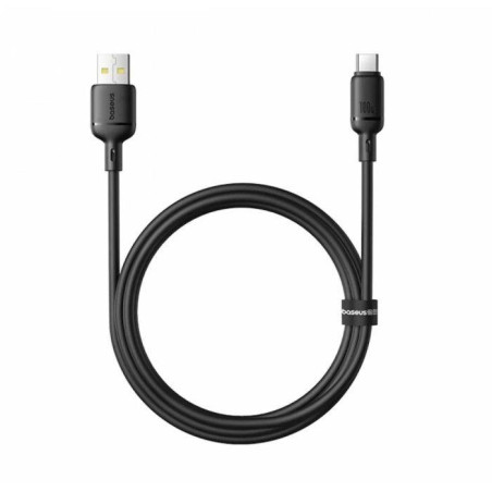 Kabel Baseus Silky USB/USB-C 100W 1m - černý