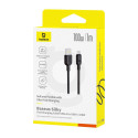 Kabel Baseus Silky USB/USB-C 100W 1m - černý