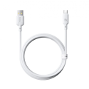 Kabel Baseus Silky USB/USB-C 1m 100W - bílý
