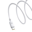 Kabel Baseus Silky USB/USB-C 1m 100W - bílý
