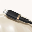 Kabel Baseus Dura USB-C/Lightning 2m 20W černo zlatý