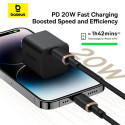 Kabel Baseus Dura USB-C/Lightning 2m 20W černo zlatý