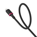 Kabel Baseus Dura USB-C/Lightning 20W 1 m - černo-červený