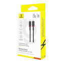 Kabel Baseus Dura USB-C/Lightning 20W 1 m - černo-červený