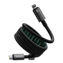 Kabel Baseus TUNGSTEN USB-C/Lightning 20W magnetický 1m - černý