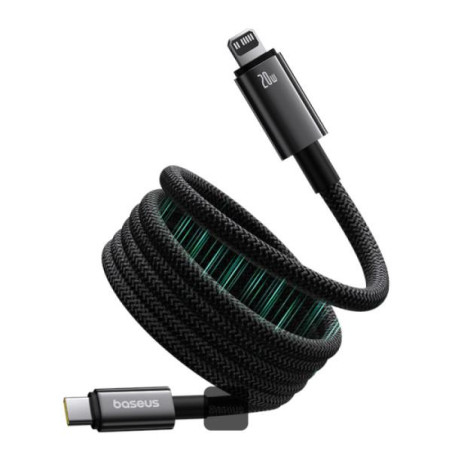 Kabel Baseus TUNGSTEN USB-C/Lightning 20W magnetický 1m - černý