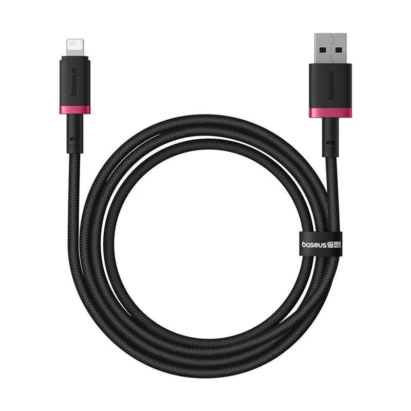 Kabel Baseus Dura USB/Lightning 1m 2,4A pro Lightning - červeno černý