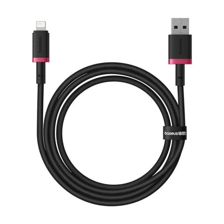 Kabel Baseus Dura USB/Lightning 1m 2,4A – červeno černý