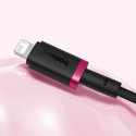 Kabel Baseus Dura USB/Lightning 1m 2,4A – červeno černý