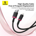Kabel Baseus Dura USB/Lightning 1m 2,4A – červeno černý